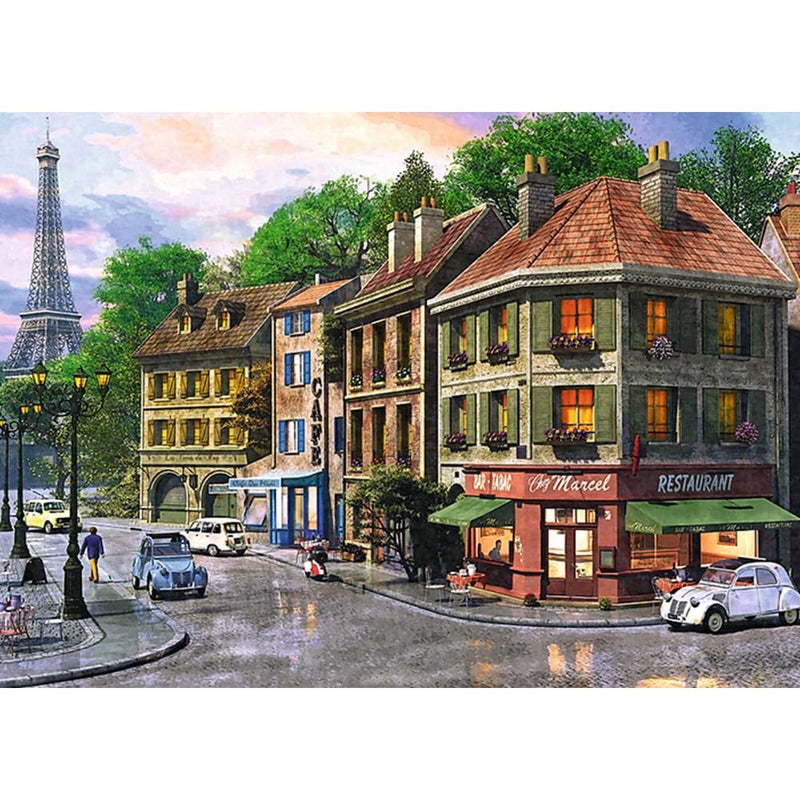 Trefl Street of Paris 6000 Piece Jigsaw Puzzle Red 54"x38" Print, DIY Puzzle, Creative Fun, Classic Puzzle for Adults and Children from 15 Years Old - Image 2