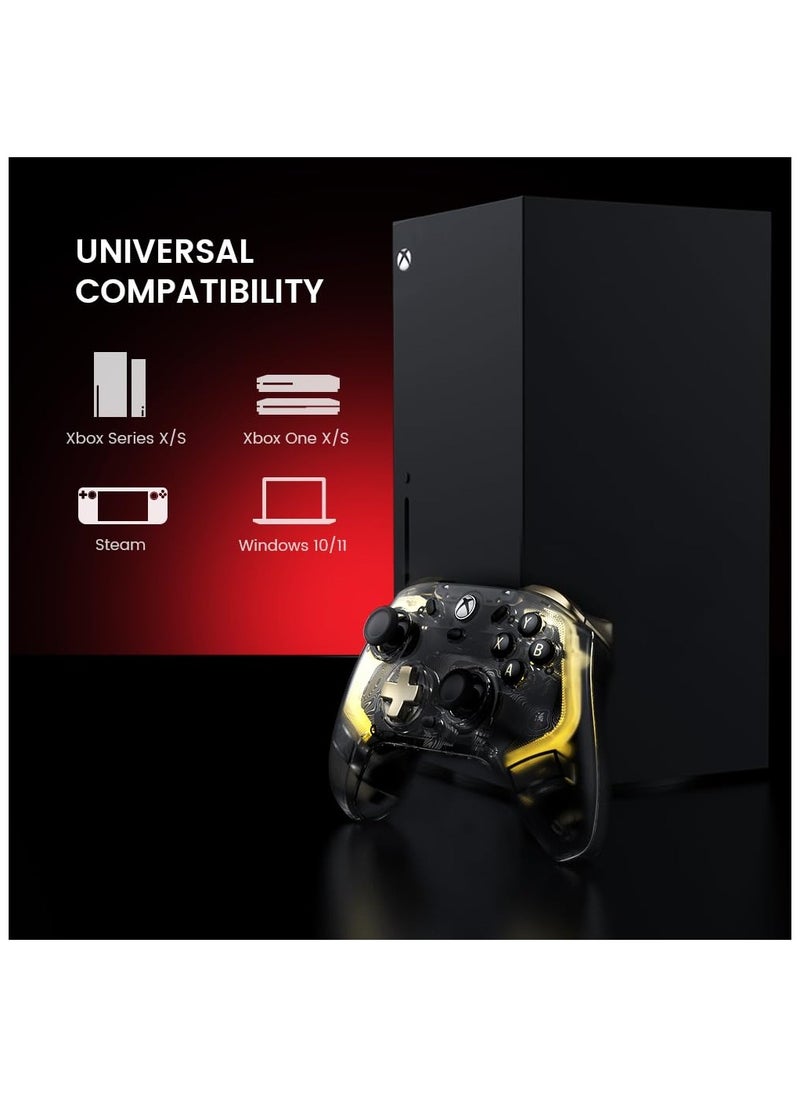Generic - GameSir Kaleid Flux Enhanced Wired Controller for Xbox, RGB Lighting and Hall Effect Joystick, Compatible with Xbox Series X|S, Xbox One, Windows 10/11 PC - Officially Licensed - Image 1