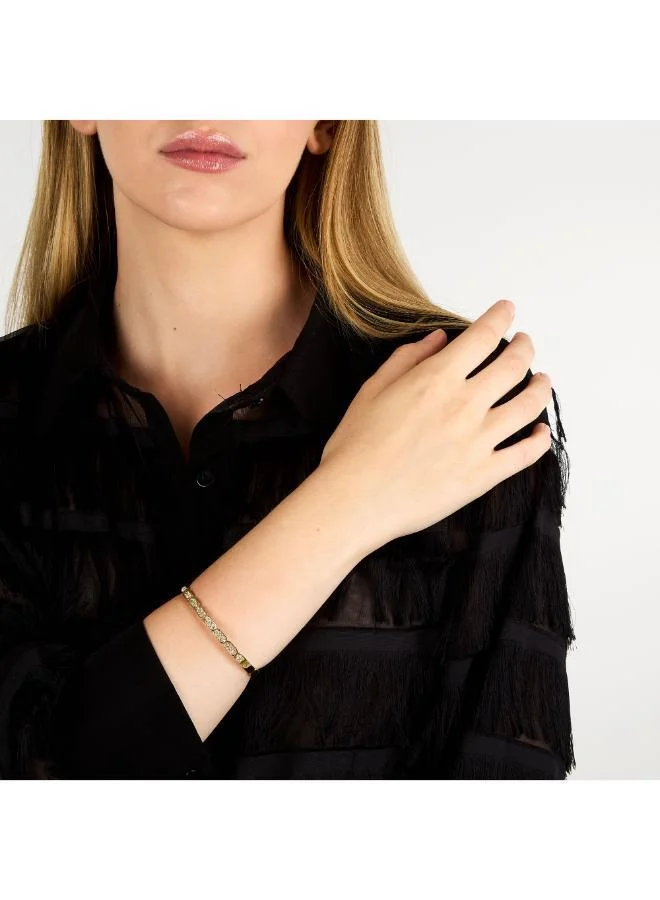 Karl Lagerfeld  Klayc59 Crystals Bracelet  | Best Price UAE