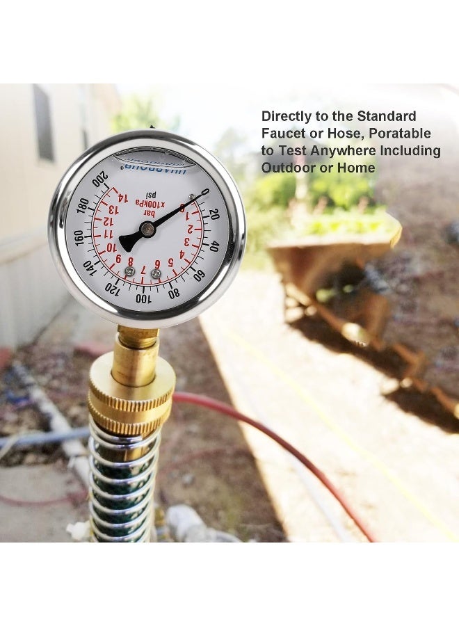 Uharbour Water Pressure Gauge Kit Including Adaptors  - Image 3