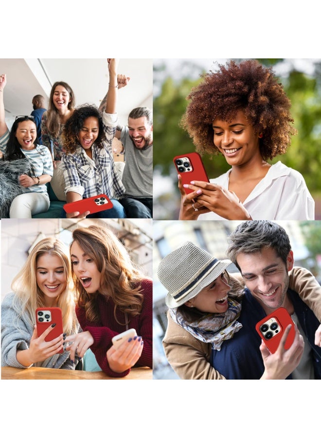 Houmt iPhone 16 Pro Case Cover Soft Liquid Silicone Case Full Body Protective iPhone 16 pro Cover Shockproof Slim Anti-Scratch Shockproof Protective Cover - Image 5