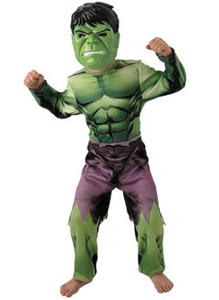 Brain Giggles Brain Giggles Avengers Hulk Costume and Mask for Kids Party Superhero Dress-Up Theme Party Roleplay  - Image 1