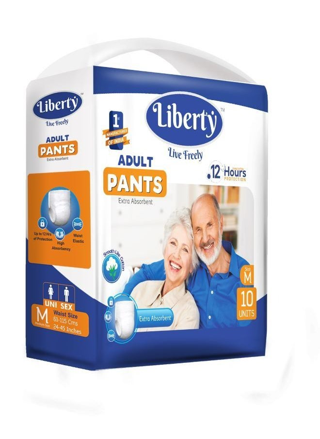 Liberty - Liberty Adult Pull Ups, Medium (24-45 Inches), 10 Units - Image 1