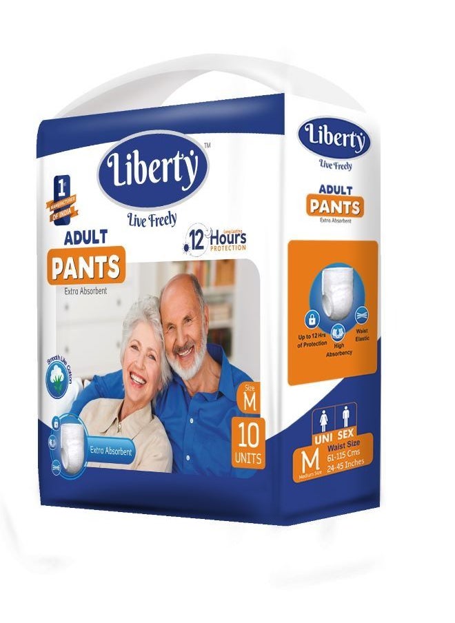 Liberty - Liberty Adult Pull Ups, Medium (24-45 Inches), 10 Units - Image 1
