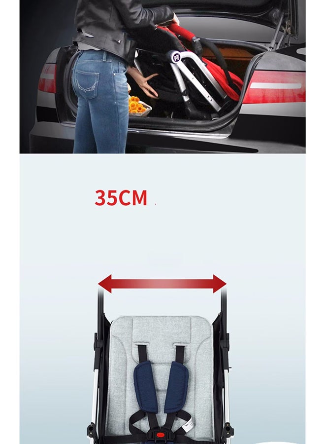 كينلي عربية أطفال خفيفة الوزن قابلة للطي مصنوعة من الألومنيوم - Image 4