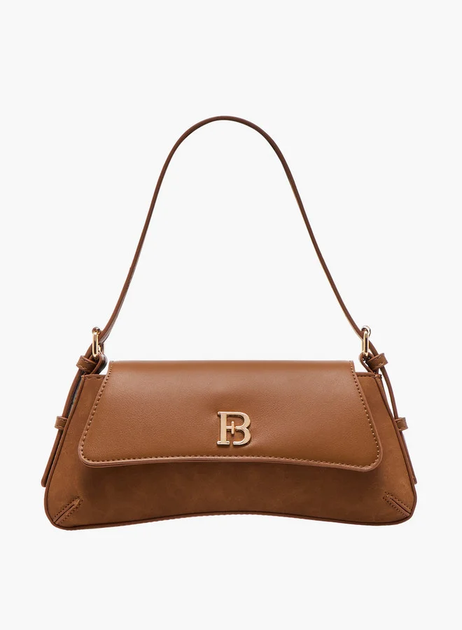 فلورا بيلا من شو إكسبرس Women's Metal Accent Shoulder Bag with Flap Button Closure