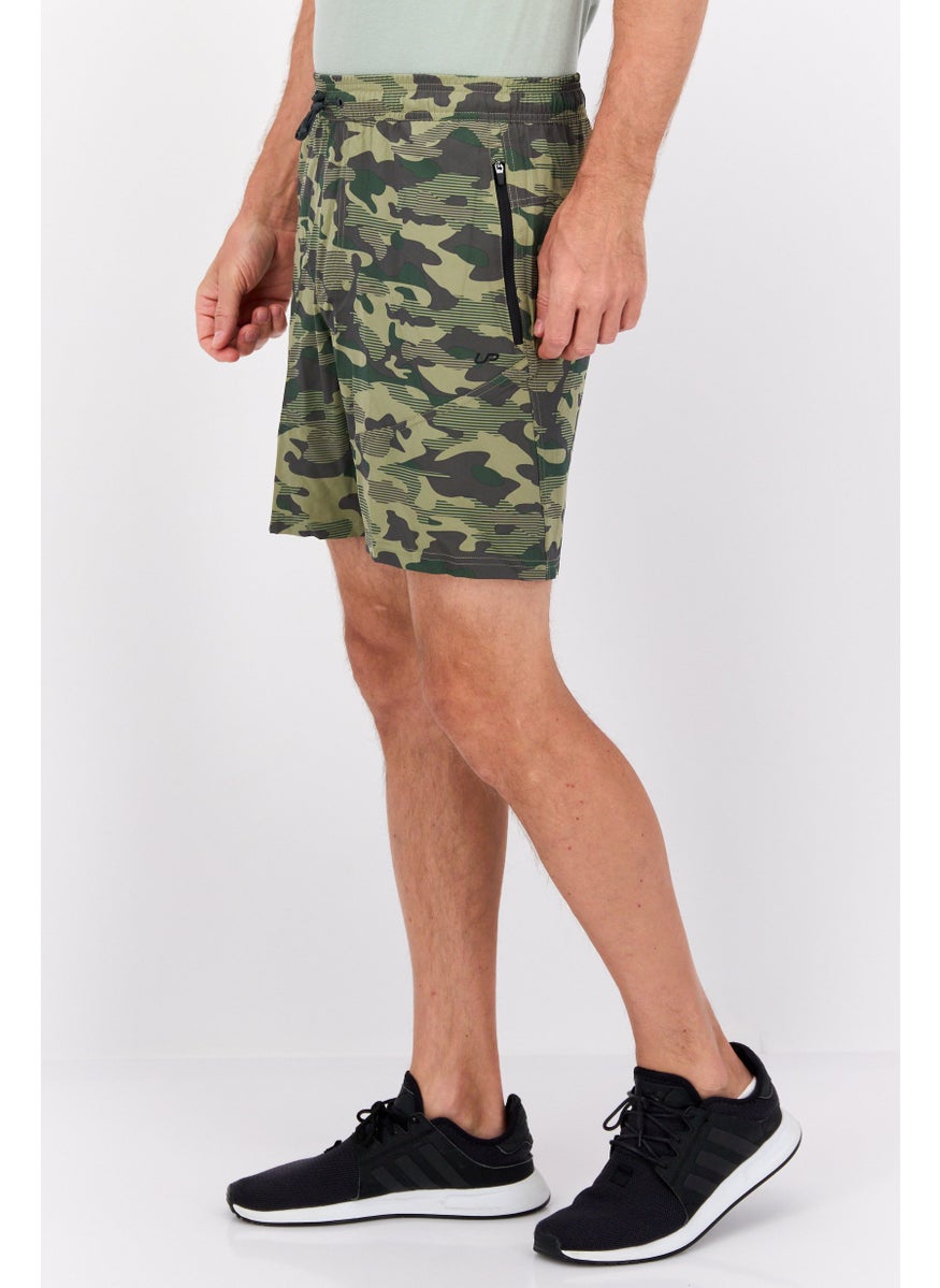 Unipro Men Sportswear Fit 7 Inseam Training Short, Olive  - Image 4