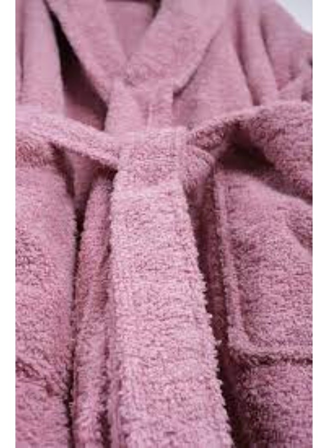 TM HOME Limited Time Offer from TM HOME – Buy One Luxury Hotel Bathrobe 100% Natural Cotton & Get One Free Towel (50×100 cm) – Elegant Pink Color – Ultra-Soft, Absorbent & Premium Quality - Image 2