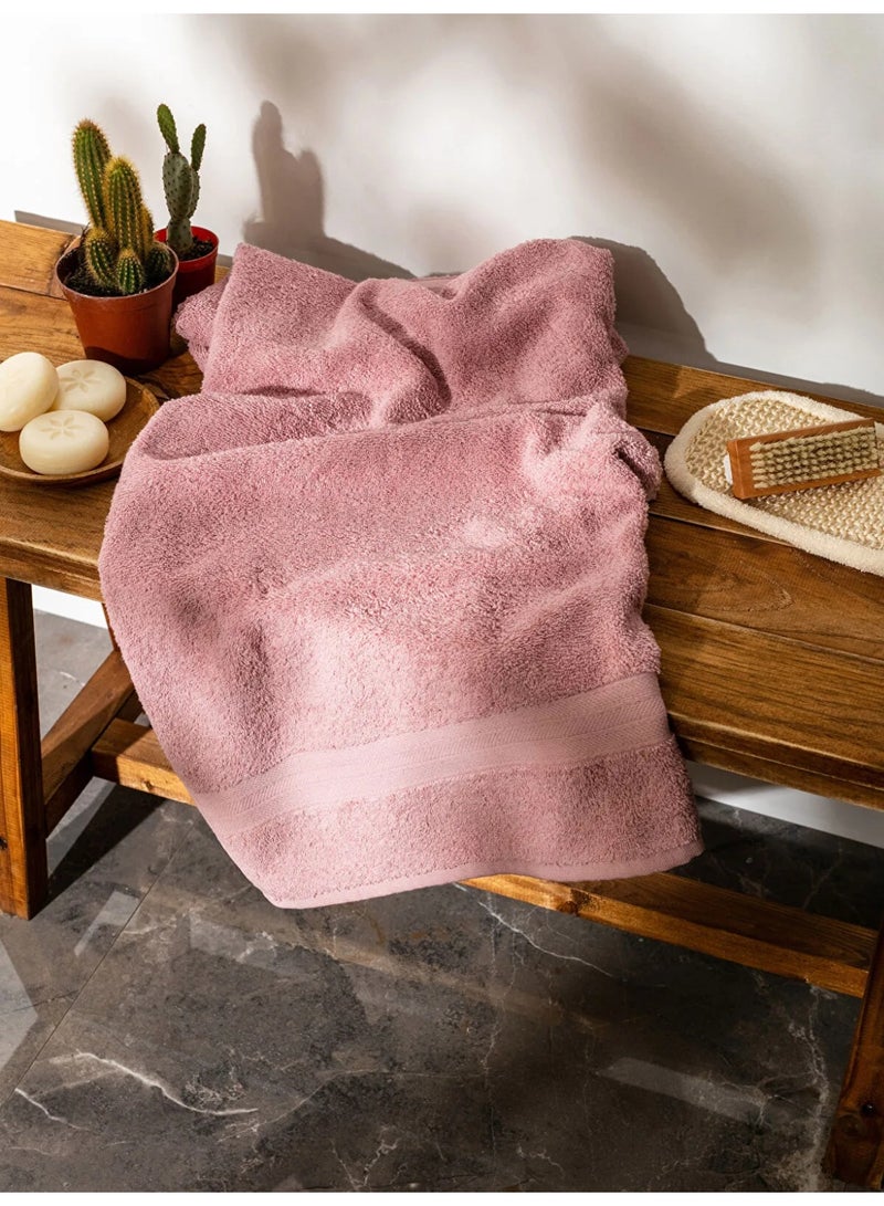 TM HOME Limited Time Offer from TM HOME – Buy One Luxury Hotel Bathrobe 100% Natural Cotton & Get One Free Towel (50×100 cm) – Elegant Pink Color – Ultra-Soft, Absorbent & Premium Quality - Image 4