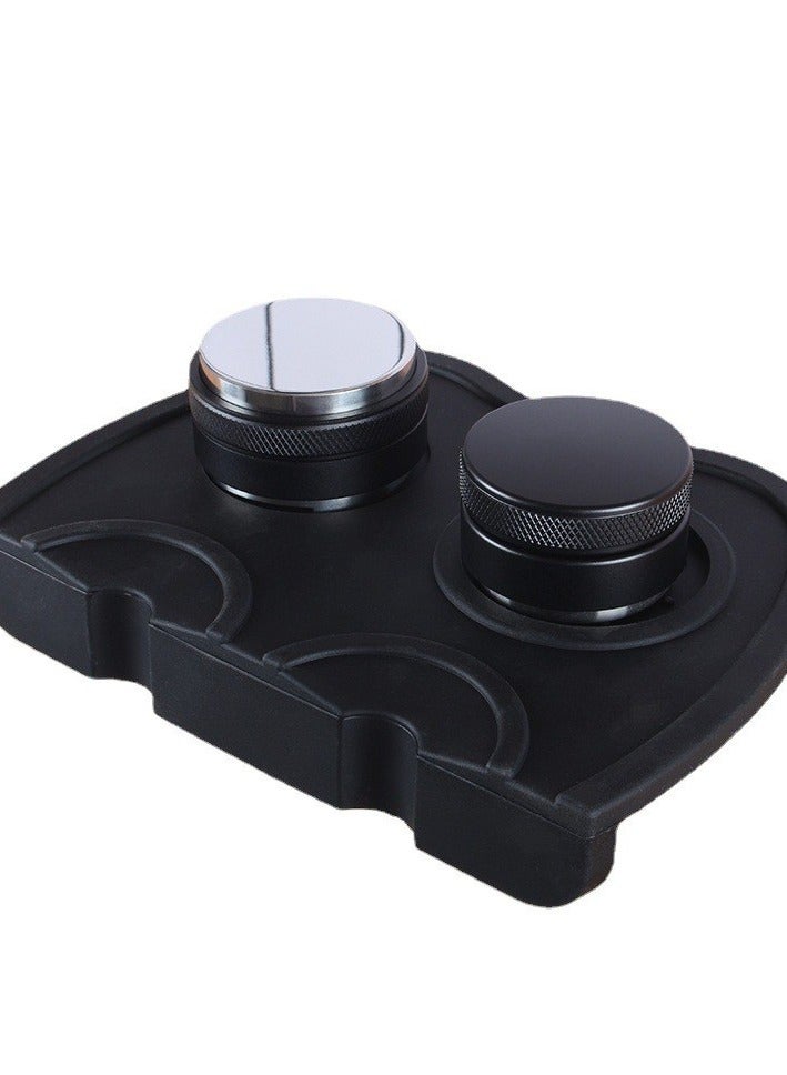 Espresso Coffee Tamper Mat | coffee corner Silicone Non-Slip Coffee Press Base Tamping Mat | Waterproof shock absorption Rubber For Barista Work Surface of coffee Machine  - Image 1
