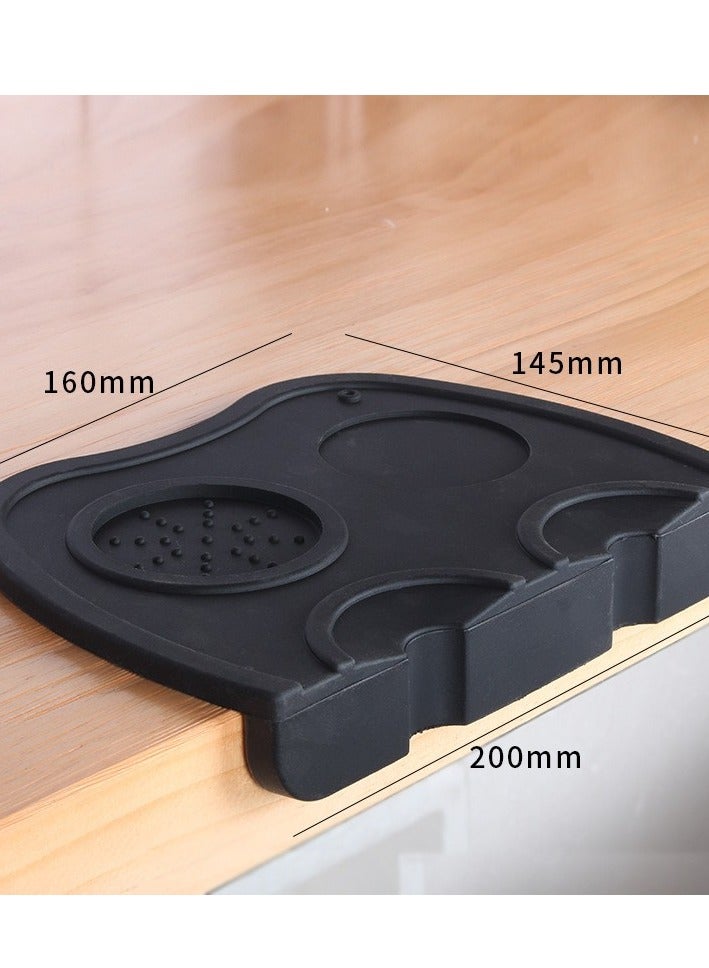 Espresso Coffee Tamper Mat | coffee corner Silicone Non-Slip Coffee Press Base Tamping Mat | Waterproof shock absorption Rubber For Barista Work Surface of coffee Machine  - Image 3