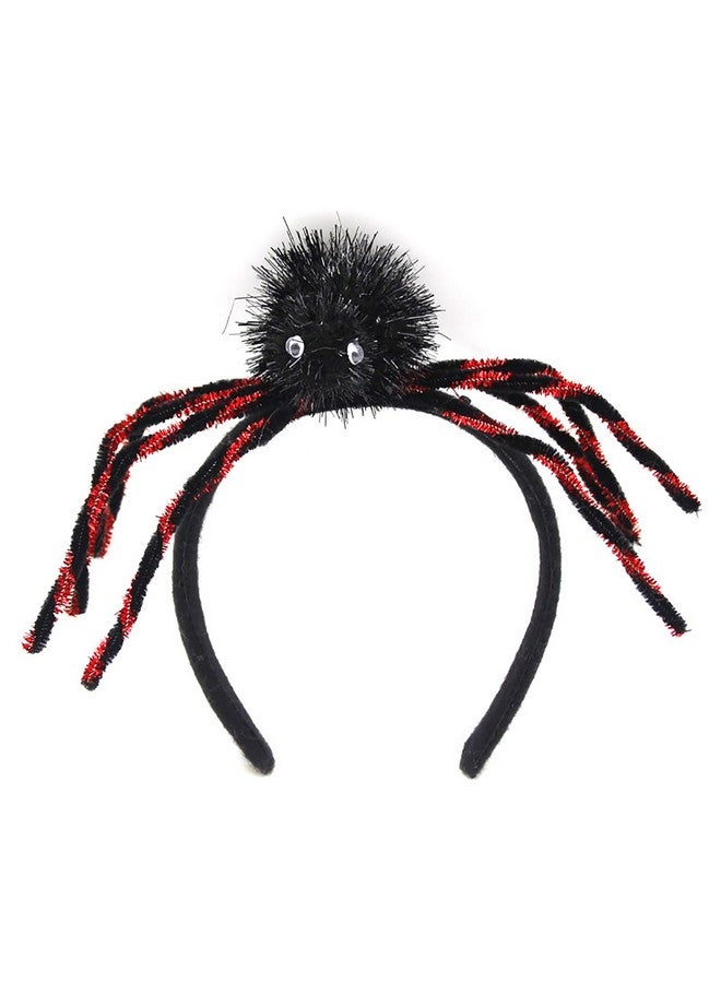 سوتشات عصابة رأس العنكبوت للهالوين طوق شعر العنكبوت لإكسسوارات أزياء الهالوين - Image 4
