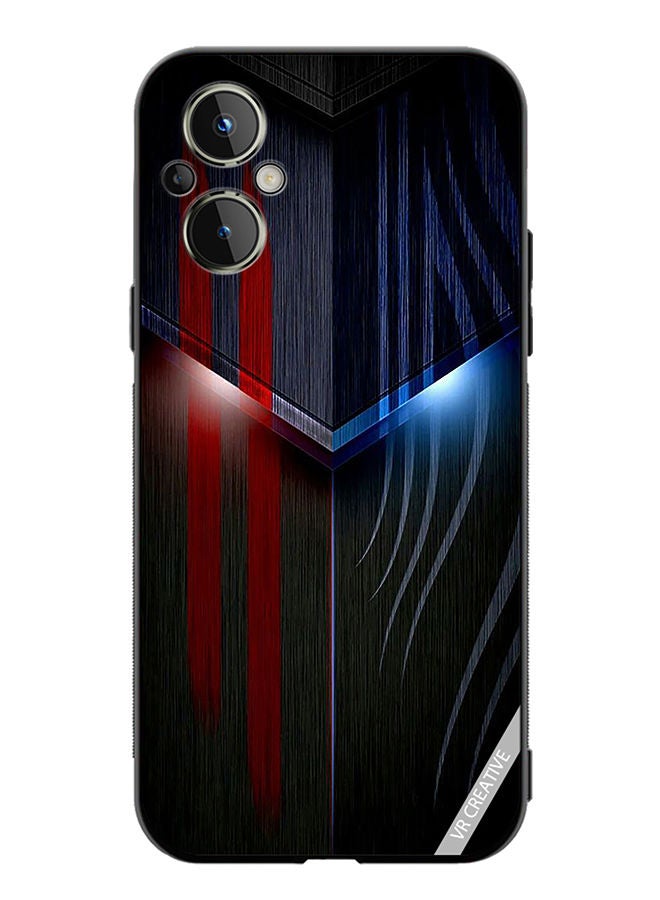 VR CREATIVE Protective Case Cover For OnePlus Nord N20 5G Abstract Design Multicolour - Image 1