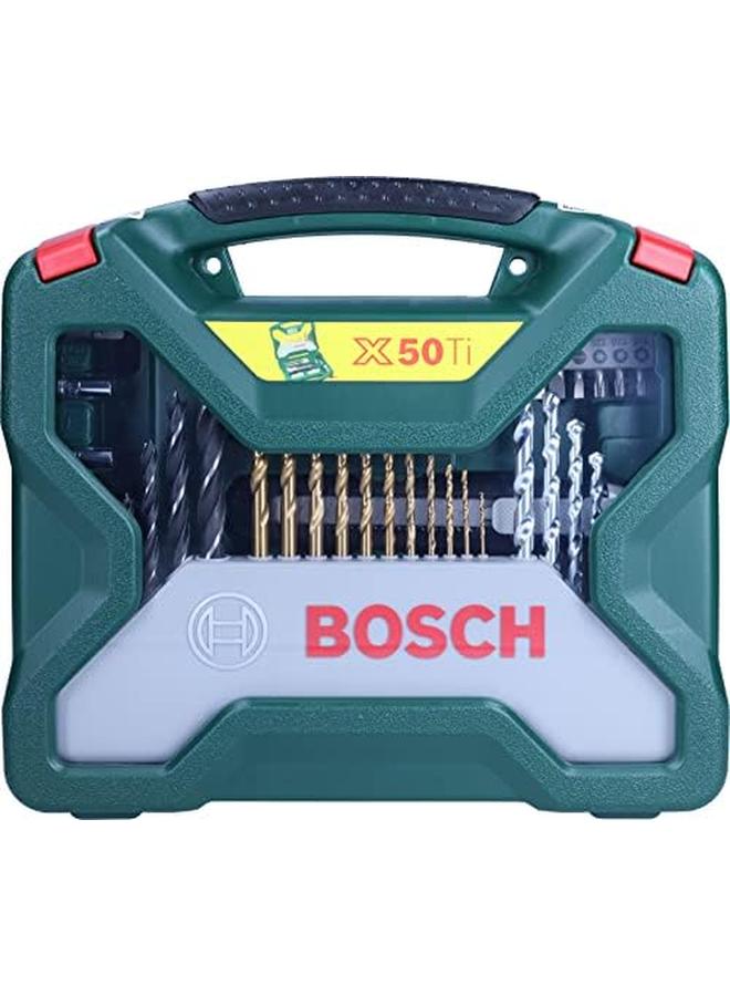 BOSCH X Line Drill And Screwdriver Bit Set 50 Pieces Suitable For Materials Metal Wood - Image 2