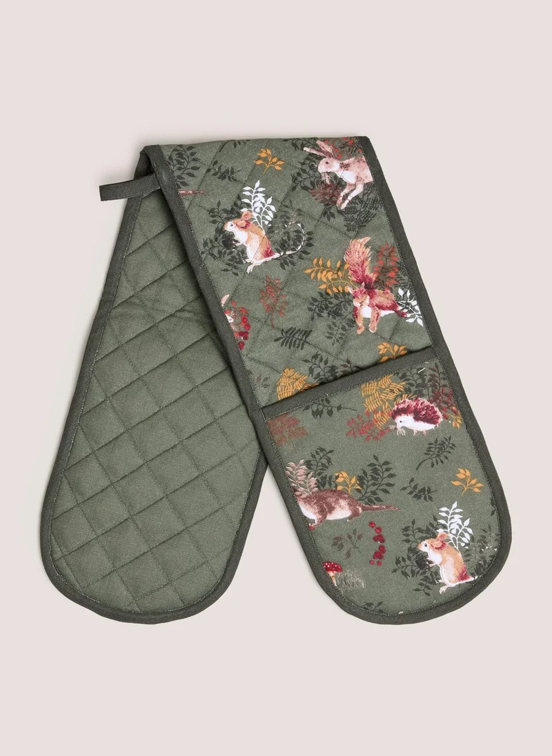Matalan Green Woodland Animal Gloves