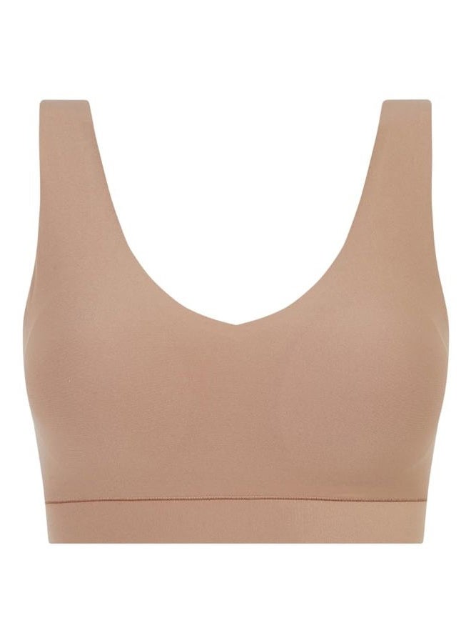 Chantelle Women's SoftStretch Padded V-Neck Bra, Coffee Latte, XL-XXL - Image 2