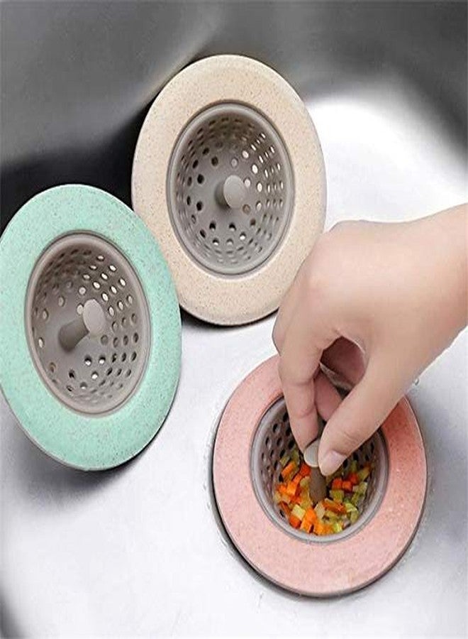 DeoDap Silicon Sink Strainer Kitchen Drain Sink Basin, Multicolour, Standard - Image 2