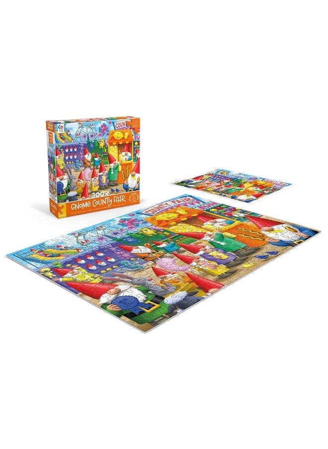 Ceaco Ceaco - Gnome Sweet Gnome - Gnome County Fair - 300 Piece Jigsaw Puzzle  - Image 2
