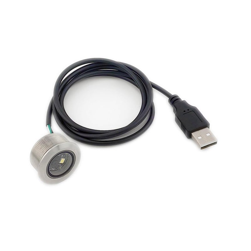 GM861 USB Barcode Scanner 1D 2D QR Code Module Stainless Steel Thread Fill Light Easy Install - Image 2
