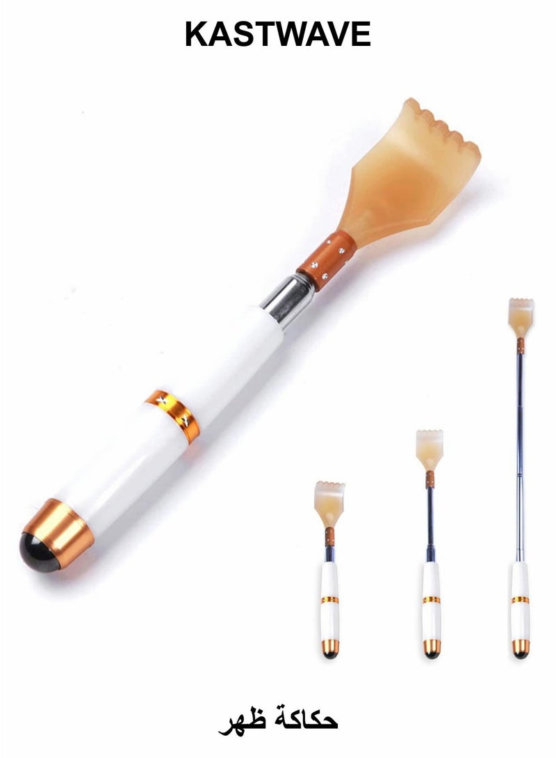 Back Scratcher, Best Back Scratcher for Women Men Adults Extendable with Massage Bead, Handheld Massager for Face Neck Foot - Image 1