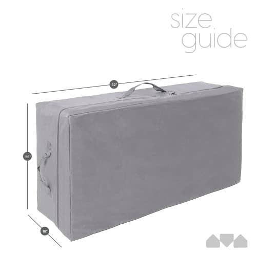 Milliard Carry Case for TriFold Mattress Fits up to 6 inch Full 52 inches x 245 inches x 18 inches - Image 3