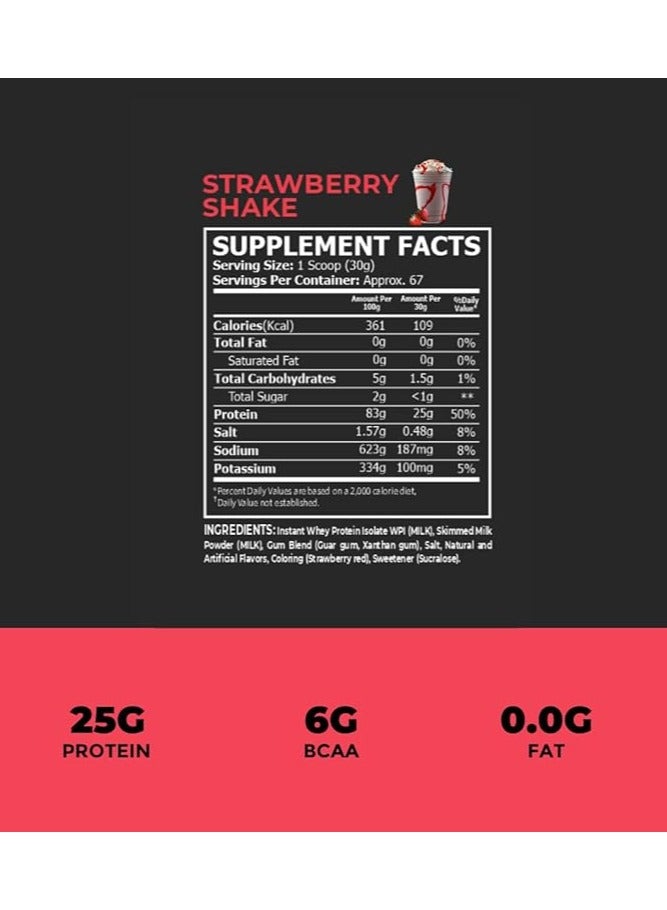 CORE CHAMPS | ISOLATE 4.4LBS/2KG STRAWBERRY SHAKE - Image 2