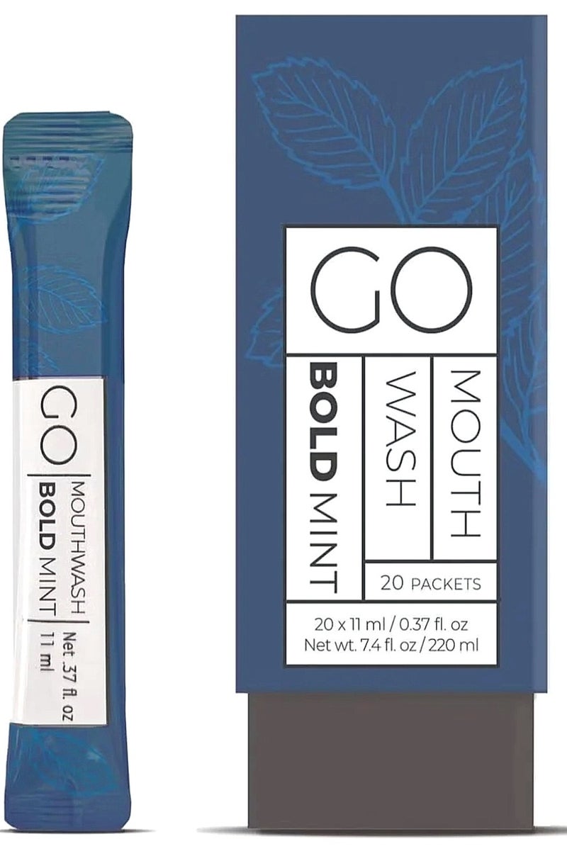 Go Mouthwash MOUTH WASH BUBBLEGUM 20X11ML(20PACKETS) - Image 1