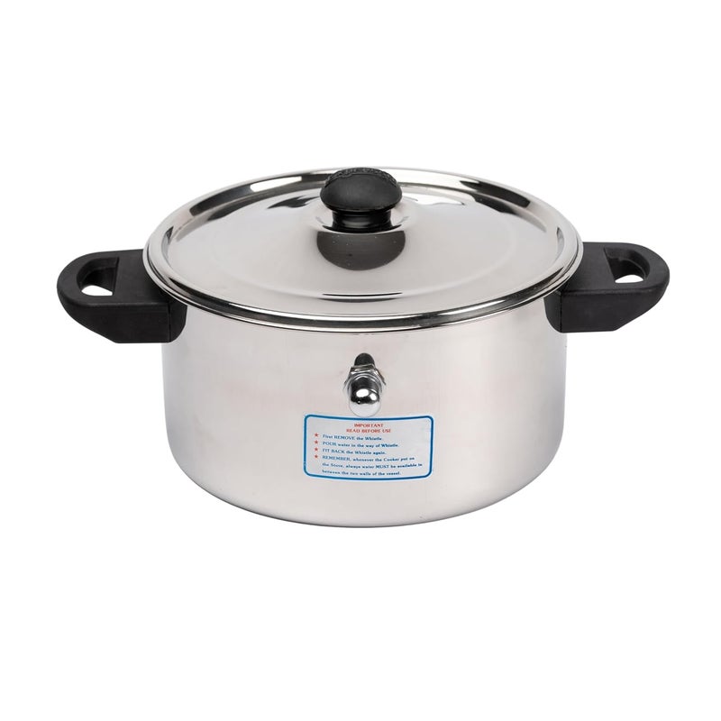 Expresso Stainless Steel EcoFriendly Double Handle Milk Boiler Pot wSilver Bottom Milk Boiler Cookware with Handle 4 litres - Image 2