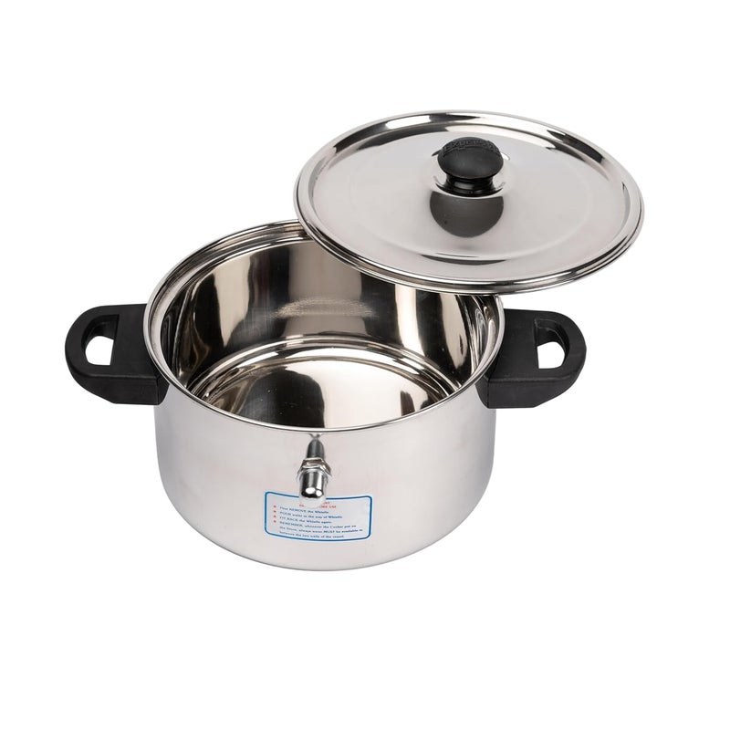 Expresso Stainless Steel EcoFriendly Double Handle Milk Boiler Pot wSilver Bottom Milk Boiler Cookware with Handle 4 litres - Image 3