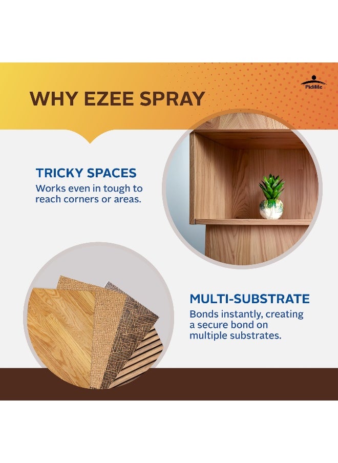 Fevicol Fevicol Ezee Spray  383g DIY Sprayable Adhesive  - Image 3