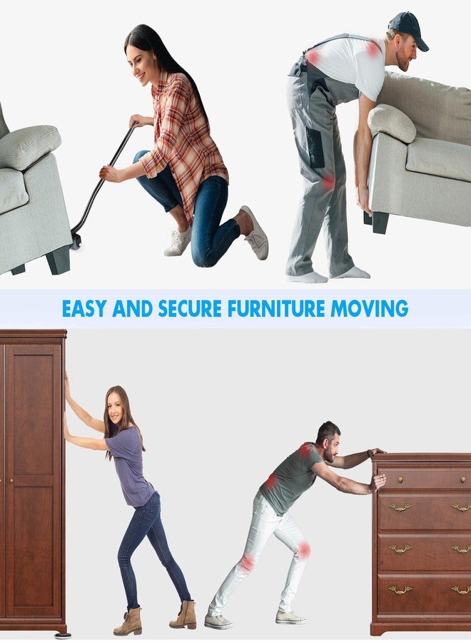 Shnbxtnd Furniture Lifter Tool, Appliance Lifter, Save 80% Effort, Lift Up to 400 Pounds Heavy Items, Furniture Lifter Jack for Heavy Furniture Appliance, Safely and Easily Lifting Furniture and Appliances - Image 2