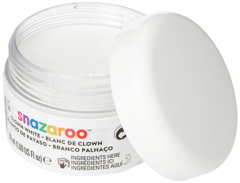 Snazaroo Face and Body Paint, Clown White, 50ml - Image 2
