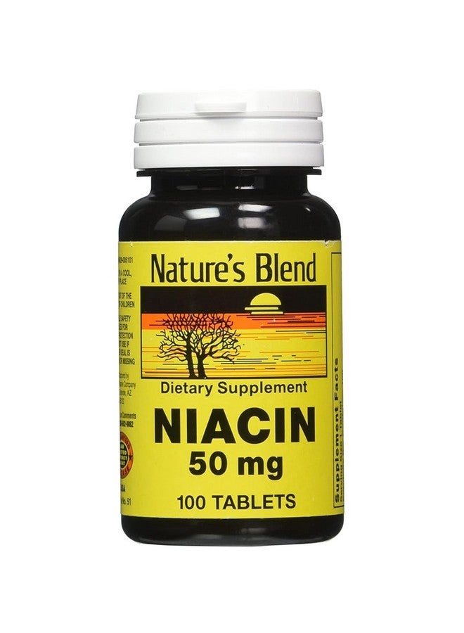 نايتشرز بليند مزيج نياسين الطبيعي 50 مليجرام 100 قرص - Image 1
