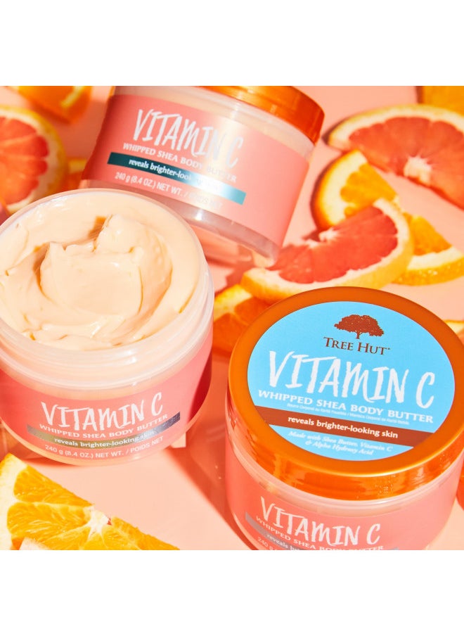 Tree Hut Tree Hut Vitamin C Whipped Shea Body Butter, 8.4oz, Lightweight, Long-lasting, Hydrating Moisturizer with Natural Shea Butter for Nourishing Essential Body Care  - Image 2