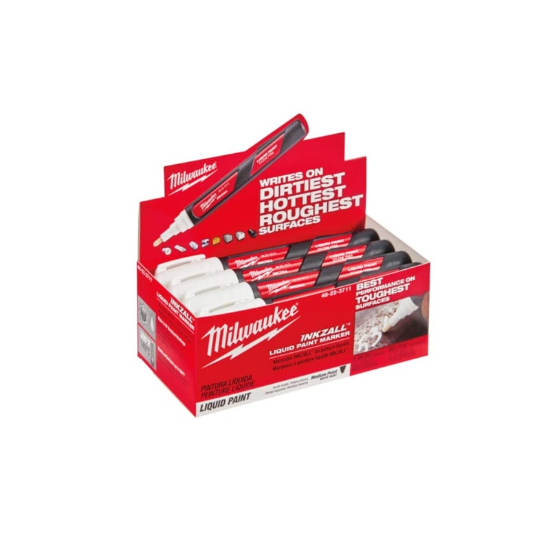 MILWAUKEE ELECTRIC TOOLS BULK WHT PAINT MRKRS - Image 5