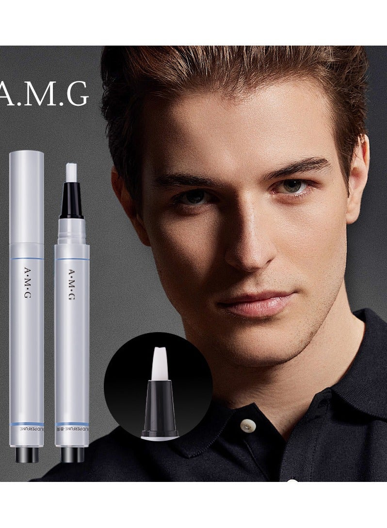 A.M.G 4 kinds of fragrance, 4 pieces of A.M.G fragrance pen set, unisex perfume gel, 3 ml perfume pen, natural and fresh, long-lasting fragrance, high-end portable - Image 2