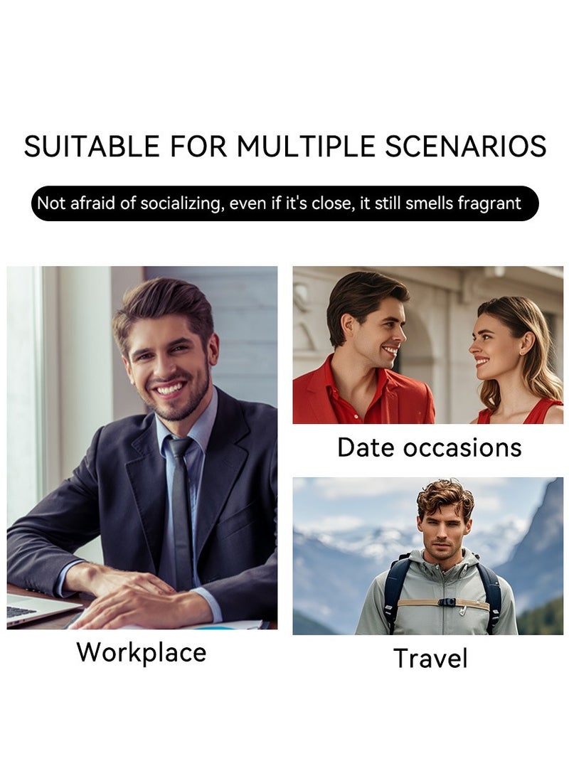 A.M.G 4 kinds of fragrance, 4 pieces of A.M.G fragrance pen set, unisex perfume gel, 3 ml perfume pen, natural and fresh, long-lasting fragrance, high-end portable - Image 5