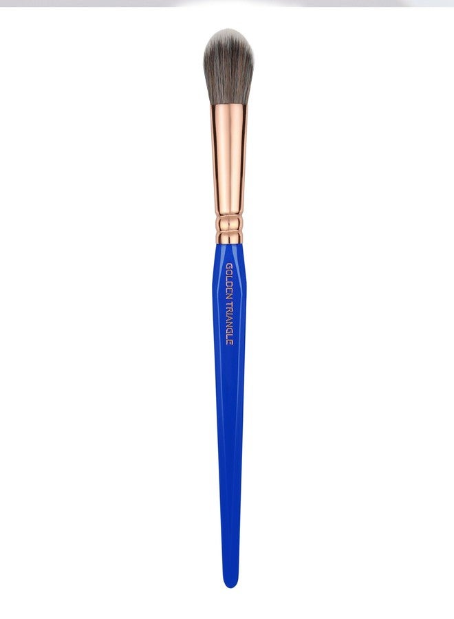 Bdellium Tools Professional Makeup Brush - Golden Triangle 963 BDHD Phase II xs - With All-Vegan Synthetic Fibers, For Precision Blending, Highlighting, Contouring, and Softening (Blue, 1pc) - Image 4