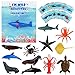 POPGIFTU Valentines Day Gifts for Kids 36 Pack Sea Animal Valentine Cards with Mini Ocean Toys Classroom Exchange Party Favors for Boys Girls - Image 2