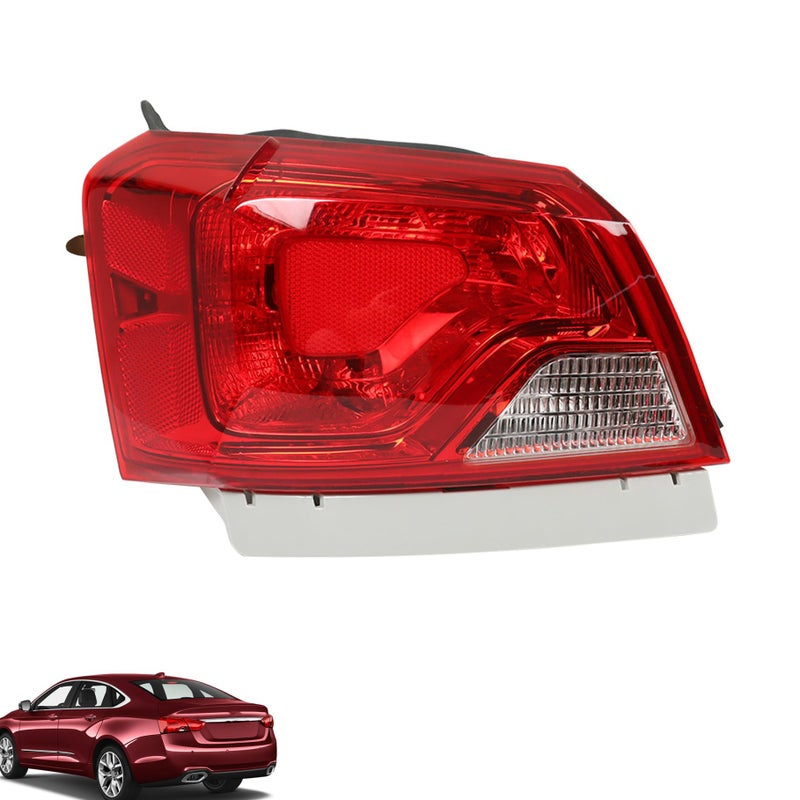 TJHSM Tail Light Rear Light Assembly Outer Left Side Clear Lens Replacement for Impala 2014 2015 2016 2017 2018 2019 2020