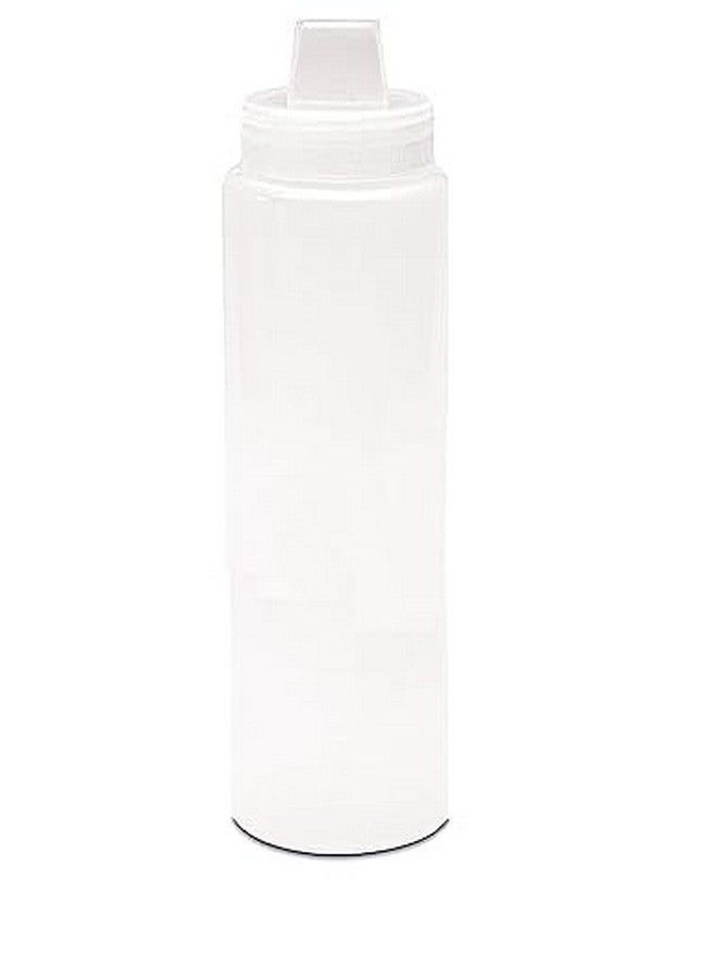 THW زجاجات ضغط بلاستيكية THW® سعة 1 لتر (1000 مل) 36 أونصة لخلط الجبن، الكاتشب، الخردل، المايونيز، صلصة الشواء الحارة، التتبيل، شفافة - عبوة من 4 قطع - Image 4