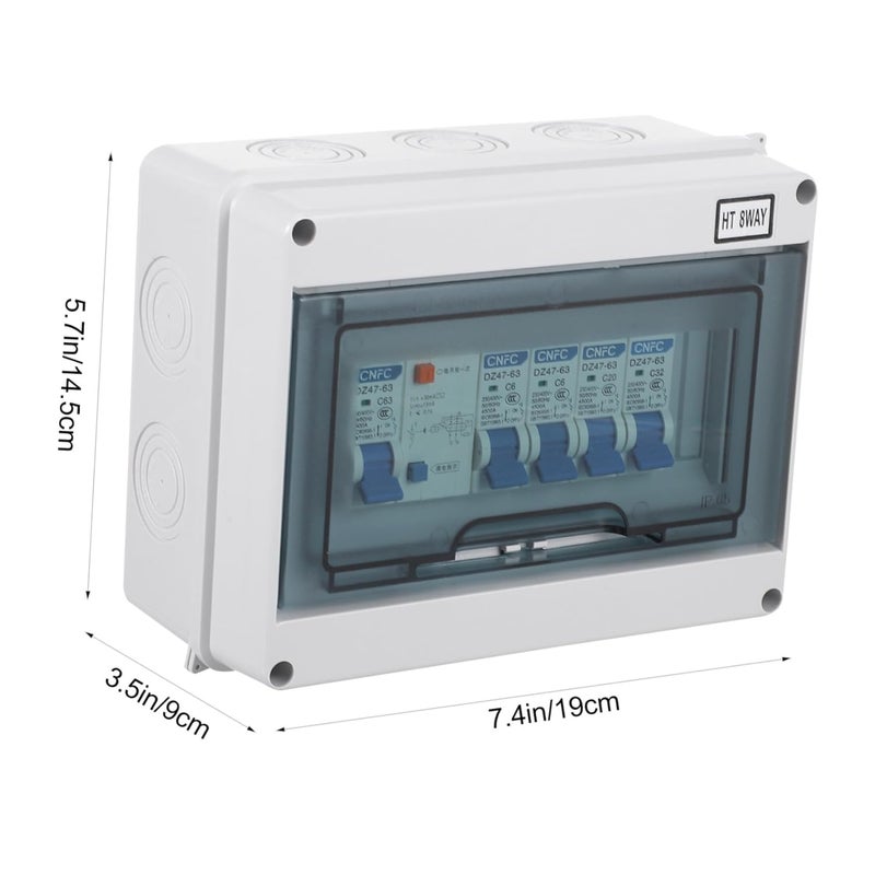 Miniature Din Rail Circuit Breaker with Earth Leakage Protection High Breaking Capacity for Home Workshop Safety - Image 3