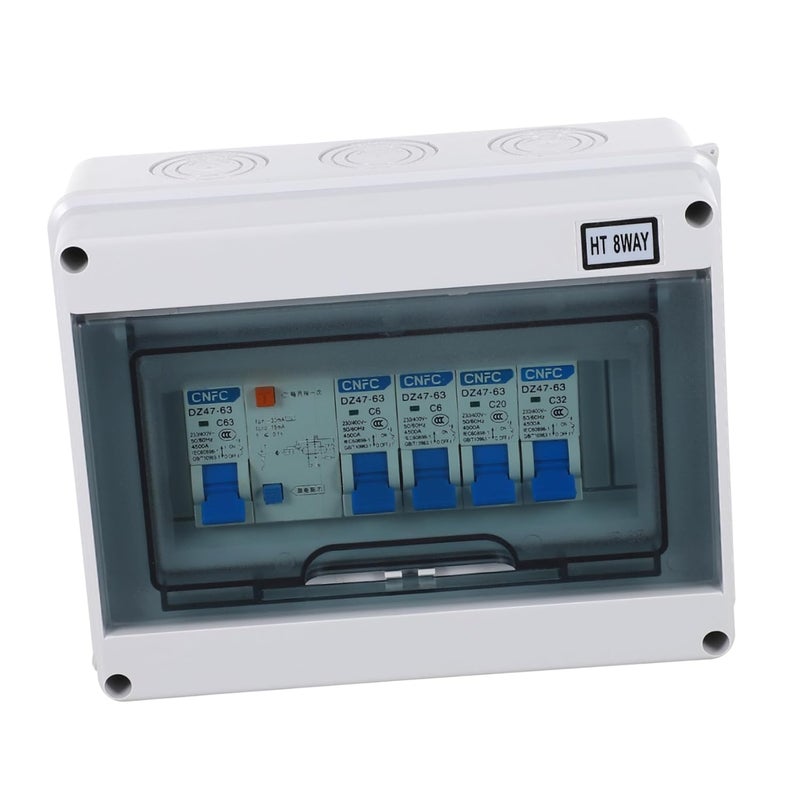 Miniature Din Rail Circuit Breaker with Earth Leakage Protection High Breaking Capacity for Home Workshop Safety - Image 2