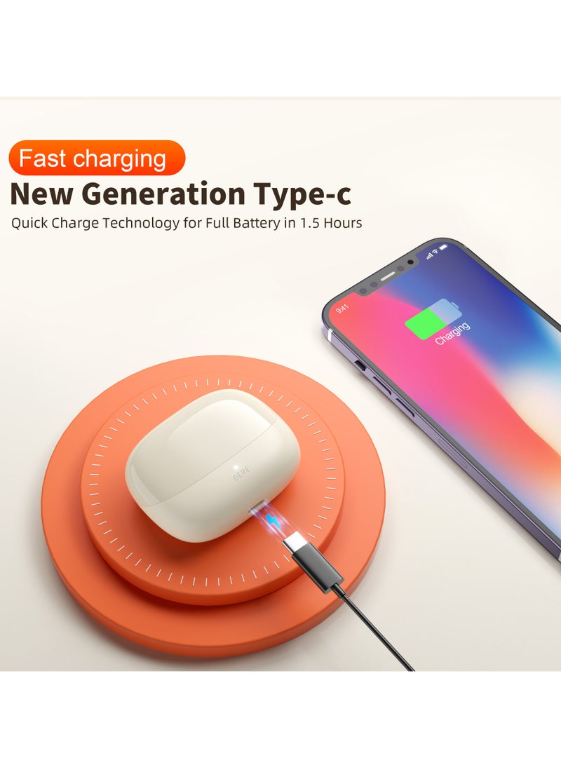 general QERE E38 Earphones TWS True Stereo Waterproof In-Ear Earbuds Sports Wireless Earphones Wireless Earbuds - Image 5