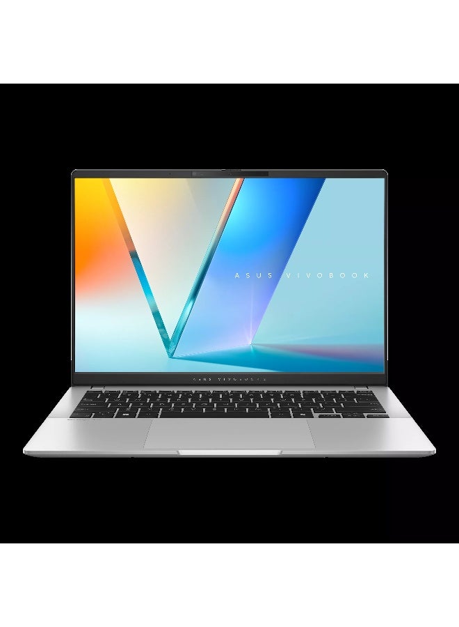 ASUS Vivobook S1414WUXGAIntel Core Ultra 5 Processor 226V Processor/16GB RAM/512GB SSD/Integrated  Graphics/Windows 11 Home English/Arabic Cool Silver - Image 1