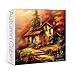 Larkipuzz Vintage Cabin Landscape Puzzles for Adults 1000 Pieces Beautiful House Autumn Jigsaw Puzzle Impossible Sunset Art Puzzles - Image 2