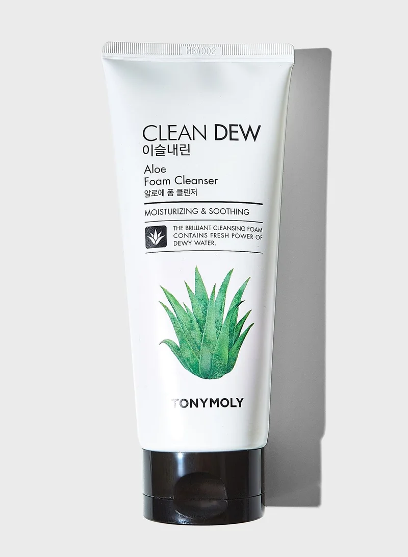 TONYMOLY Clean Dew Aloe Foam Cleanser