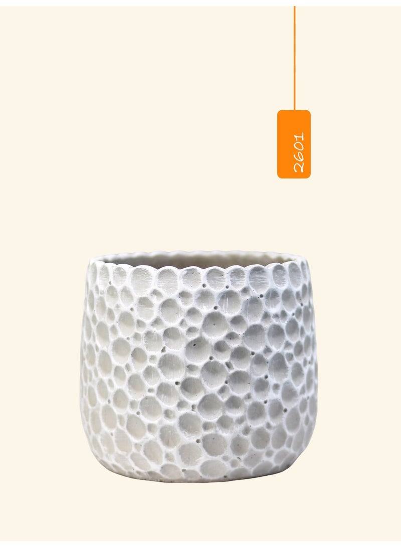 High-Quality Artificial Bamboo Tree (90cm) with Bubble-Textured Cement Planter (24×21cm) – Refined Tabletop Set for Everyday Spaces - Image 3