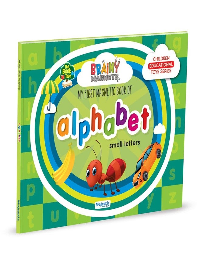 THE BOOK TREE BRAINY MAGNETS MY FIRST MAGNETIC BOOK OF ALPHABET SMALL LETTERS | The Book Tree Books - Image 1