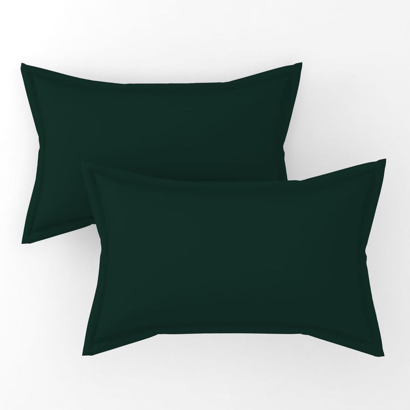 Outlay Home 180 TC Premium Cotton Pillow Covers | Regular Pillow Cases | Set of 2 Pieces Pillow Covers only King Size (18 x 28 Inches) (Green) - Image 4